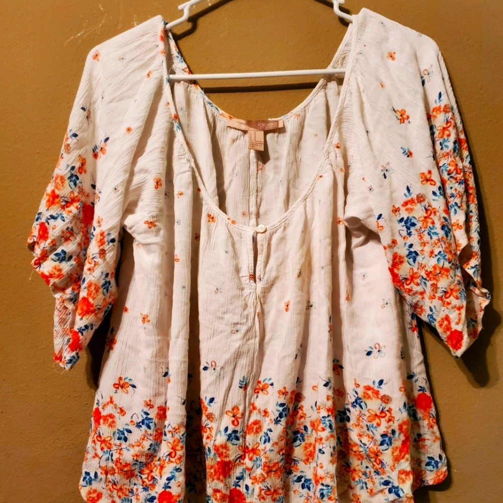 Forever 21 baby doll blouse